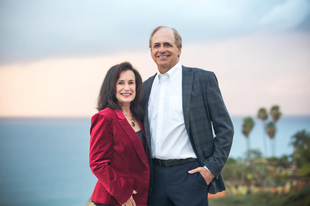 Hanna and Mark Gleiberman donated $20 million to establish a glaucoma research center at UC San Diego.
