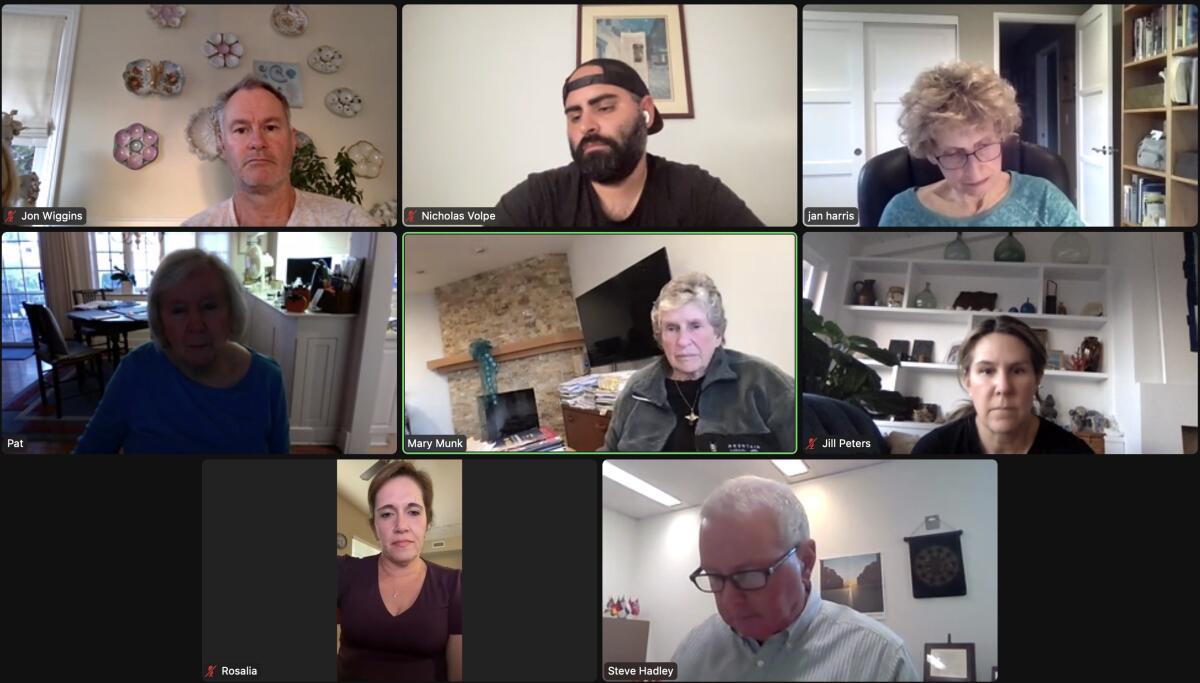 The La Jolla Community Recreation Group meets Oct. 26 online. It discussed whether to return to in-person meetings.