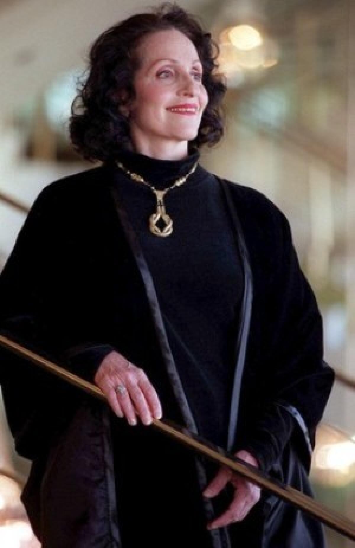 Hildegard Behrens, shown in 1998, was hailed as one of the finest Wagnerian performers of her generation. She performed in Los Angeles in 1998 and 2001.