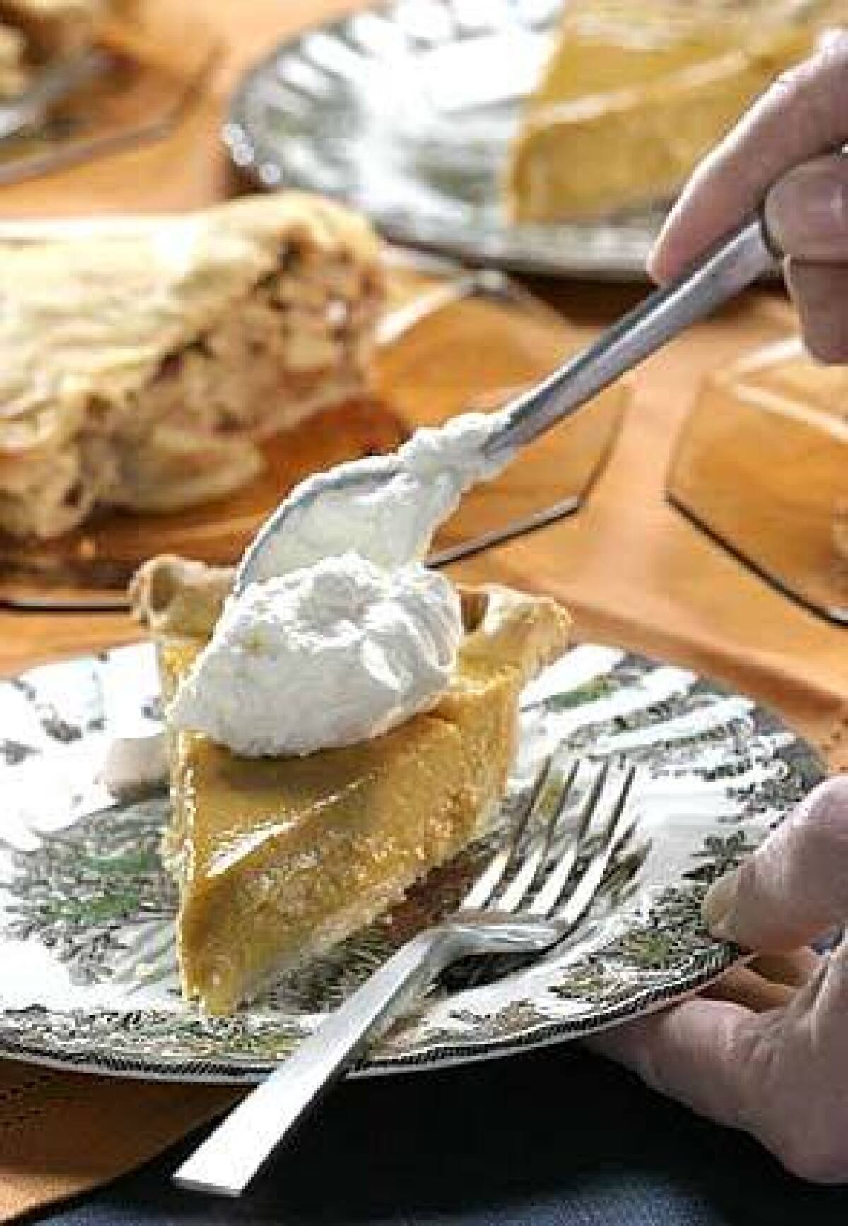You can chill the crust overnight, but apple and pumpkin pies are best the day theyre made.