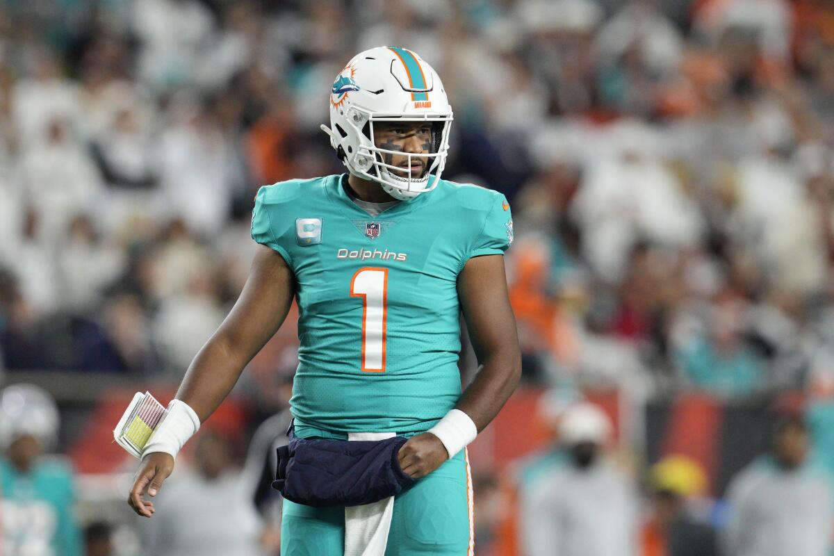 Tagovailoa to prepare this week as Dolphins starter - The San Diego  Union-Tribune