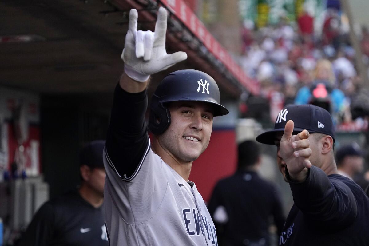 DENVER, CO - JULY 15: New York Yankees third baseman DJ LeMahieu (26)  advances from second to third in the second inning during a game between  the New York Yankees and the