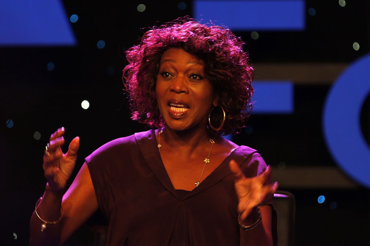 Actress Alfre Woodard, speaking at the 2015 NAMM show in Anaheim at a panel on the Turnaround Arts program for underperforming schools, said, "Art and music and theater help you learn what it is to be human."