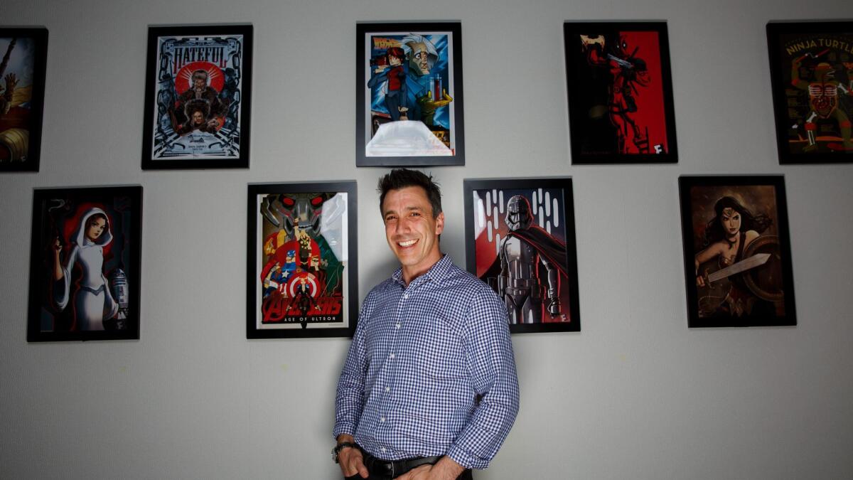Fandango's President Paul Yanover at the company's L.A. offices. The company is planning to move to Beverly Hills in 2017.