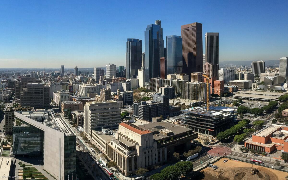 Downtown Los Angeles was one of the leading markets for office space in the second quarter.