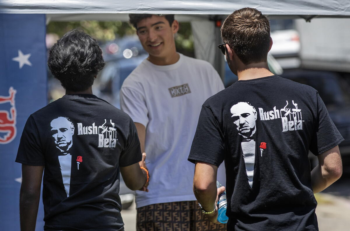 College Rushing Fraternities USC break-away fraternities make own rules, defy university - Los ...