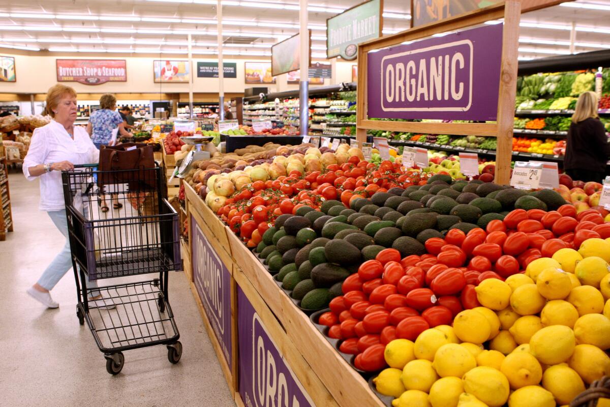 Haggen, a new supermarket that opened Thursday, April 30, 2015 in Burbank, offers a wide variety of organic and locally grown produce and foods. The store is located at the former Albertsons location at 3830 West Verdugo Avenue.