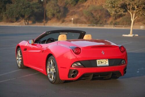 Ferrari California -- rear view