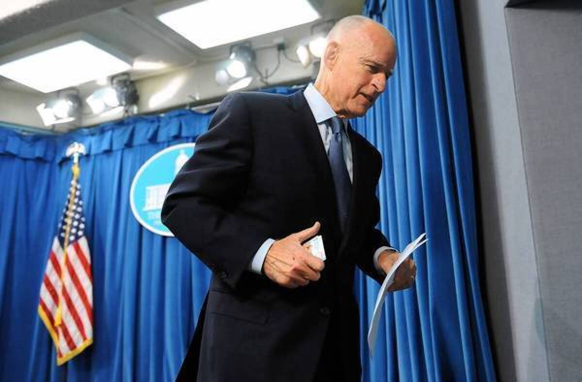 Gov. Jerry Brown is receiving radiotherapy for early stage prostate cancer.