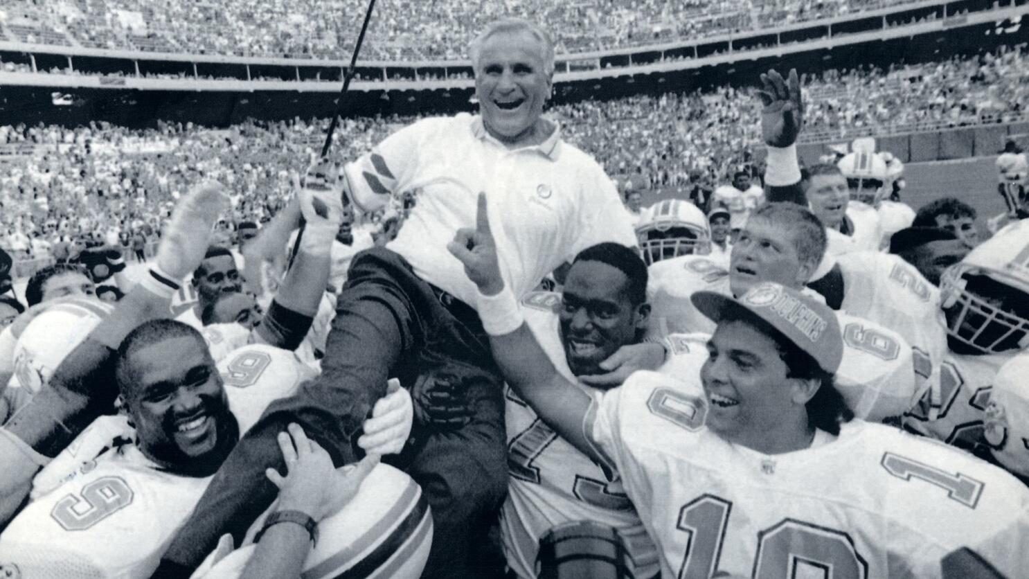 Don Shula, longtime Miami Dolphins coach and two-time Super Bowl winner,  dies at 90