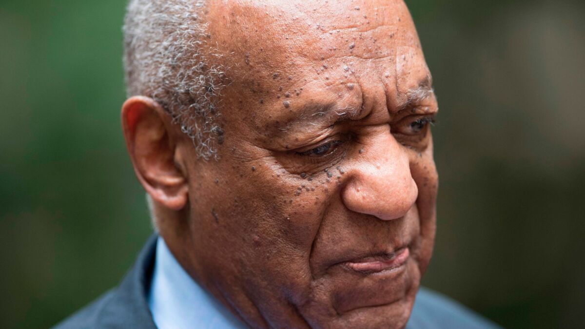Bill Cosby talks leaves the Allegheny County Courthouse on May 24. (Don Emmert / AFP/Getty Images)