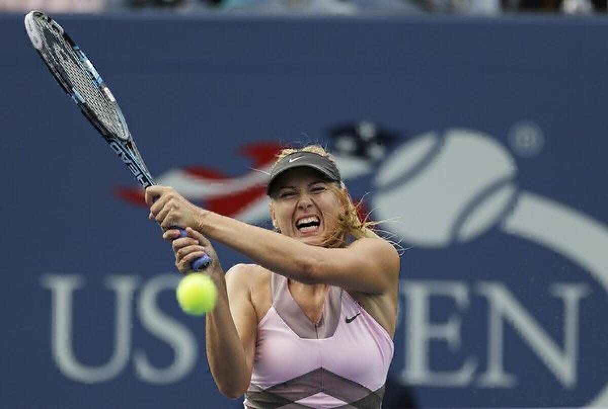 ESPN will be the television home for U.S. Open tennis beginning in 2015. Here, Maria Sharapova participates in the 2012 U.S. Open in New York.