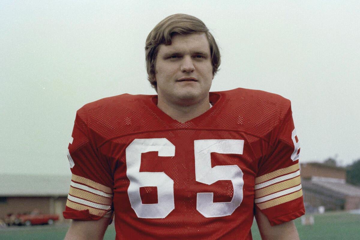 FILE - Washington Redskins defensive end Dave Butz is shown in a 1975 photo. All-Pro defensive lineman and two-time Washington Super Bowl champion Dave Butz has died. He was 72. A spokesman for the Washington Commanders confirmed that Butz's family informed the team about his death Friday, Nov. 4, 2022. It was not immediately known where Butz died or the cause of his death. (AP Photo/File)