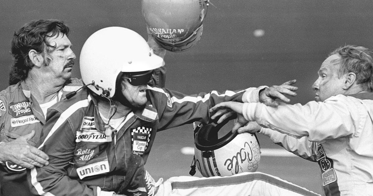Cale Yarborough-Bobby Allison fight at 1979 Daytona 500 put NASCAR in national spotlight - Los Angeles Times