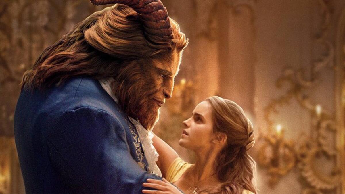 Dan Stevens and Emma Watson in "Beauty and the Beast."