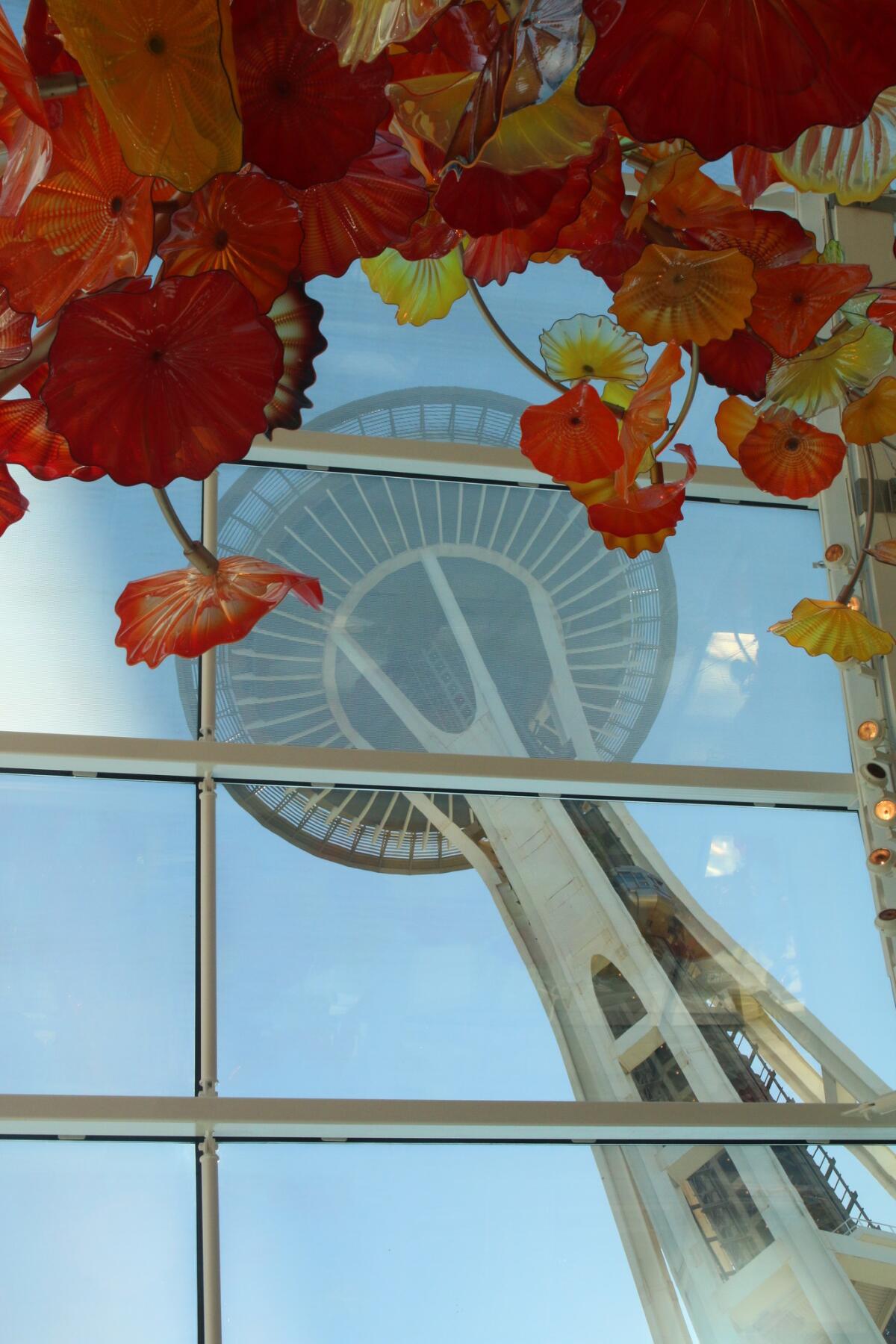 Chihuly Glass House and Gardens near the Space Needle in Seattle. (Jill Donaldson)