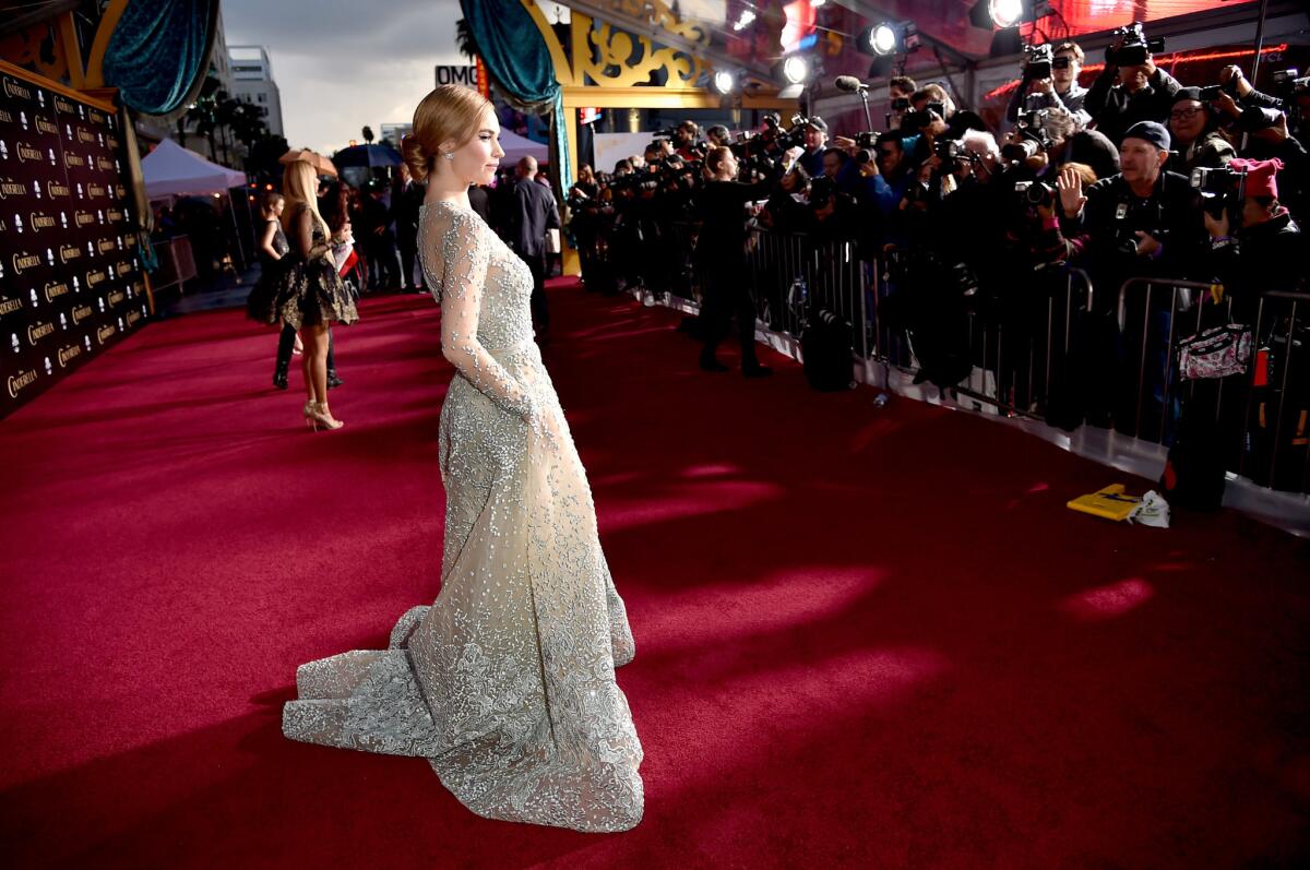 Lily James - 'Cinderella' Berlin Film Festival Premiere - Red Carpet  Fashion Awards