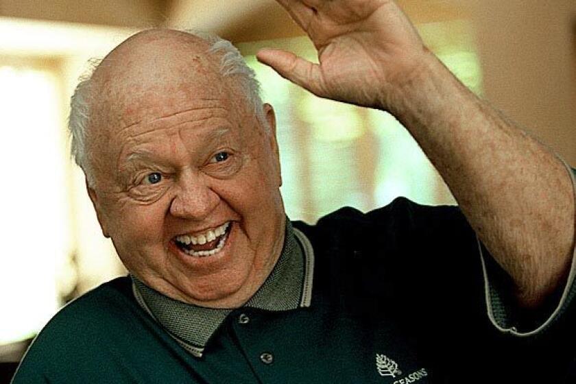 Actor Mickey Rooney, born Joe Yule Jr. on Sept. 23, 1920, in Brooklyn, N.Y., has died. His career spanned eight decades. From singing and dancing to comedy and drama, the Emmy Award-winning actor was a versatile performer who also had an active social life outside of showbiz that was just as chronicled. Here are some images from his life on- and offscreen.