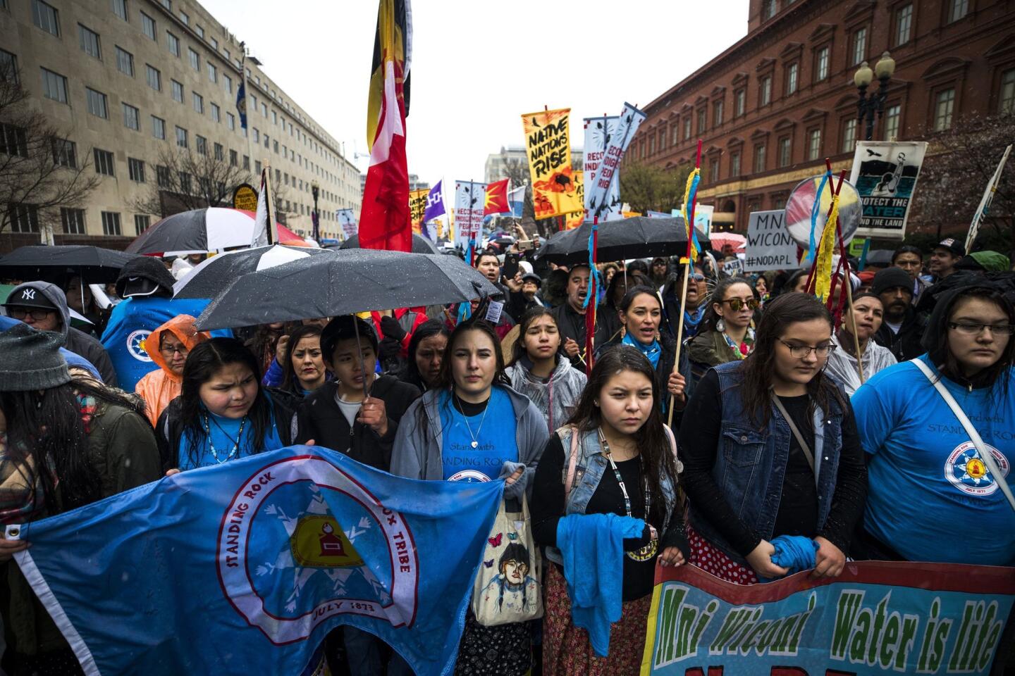 Protestas contra oleoducto Dakota Access