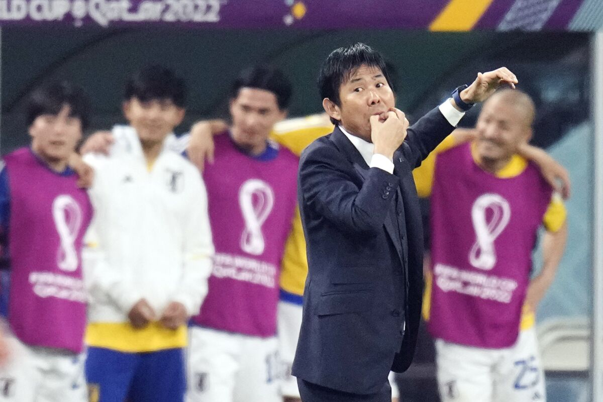 World Cup redemption for Japan coach 29 years later in Qatar - The San  Diego Union-Tribune