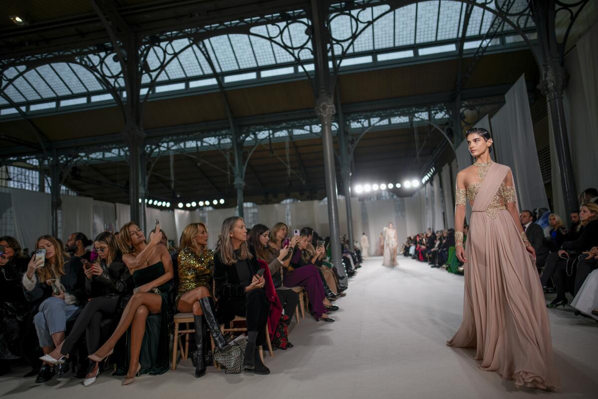Elie Saab's spring couture in Paris dreams of Thai escape - The San Diego  Union-Tribune