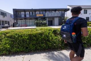 Los Angeles, CA - June 18: A 19-year-old USC student was in custody today for allegedly fatally stabbing a man he apparently witnessed breaking into cars near Delta Tau Delta on the university's Greek Row Tuesday, June 18, 2024 in Los Angeles, CA. (Brian van der Brug / Los Angeles Times)