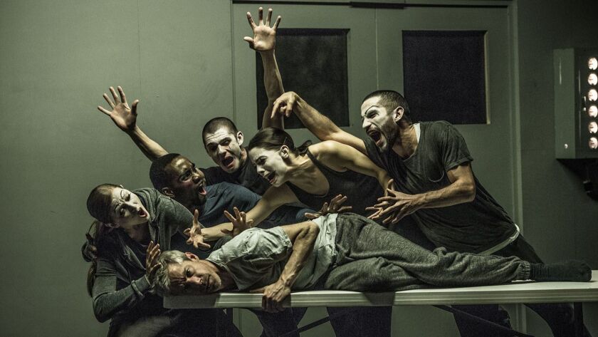 Kidd Pivot and Electric Company Theatre present the dance-theater work "Betroffenheit" at the Broad Stage in Santa Monica.