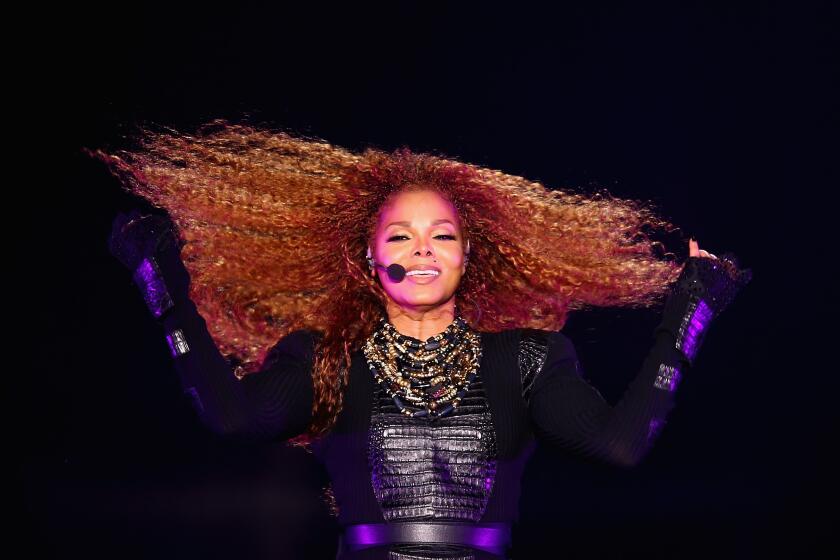 DUBAI, UNITED ARAB EMIRATES - MARCH 26: Janet Jackson performs after the Dubai World Cup at the Meydan Racecourse on March 26, 2016 in Dubai, United Arab Emirates. (Photo by Francois Nel/Getty Images)