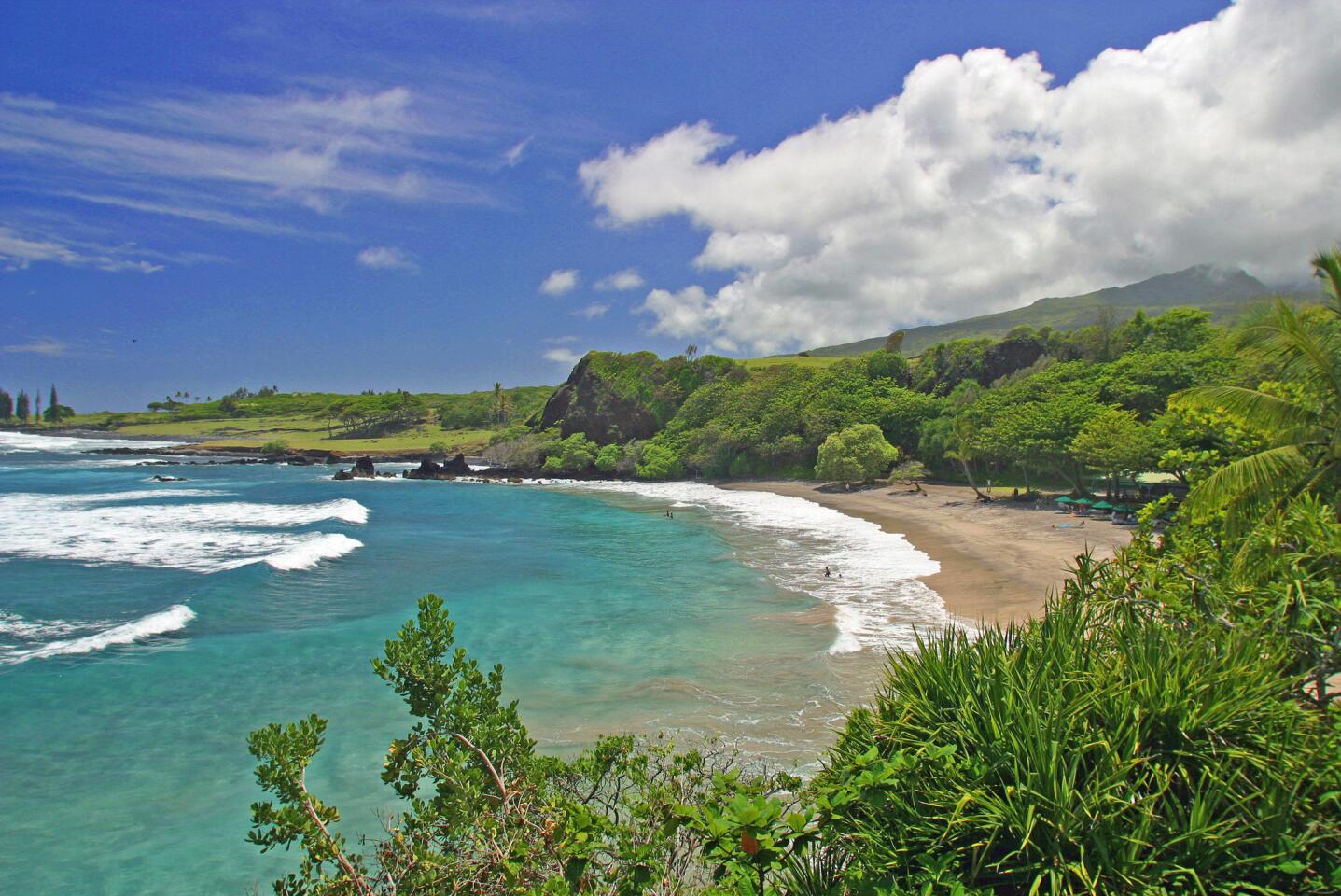 Ranked No. 4 on the 2015 Dr. Beach best beaches in the U.S. list. This Hawaiian beach is on Maui. It's about nine miles south of Hana. If you're making the drive on the famous Road to Hana, Hamoa could be a lovely refresher.
