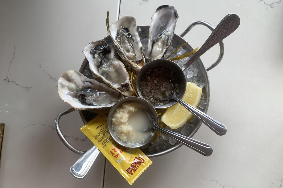Just off the Venice Boardwalk, the Pier House offers oyster happy hour seven days a week.