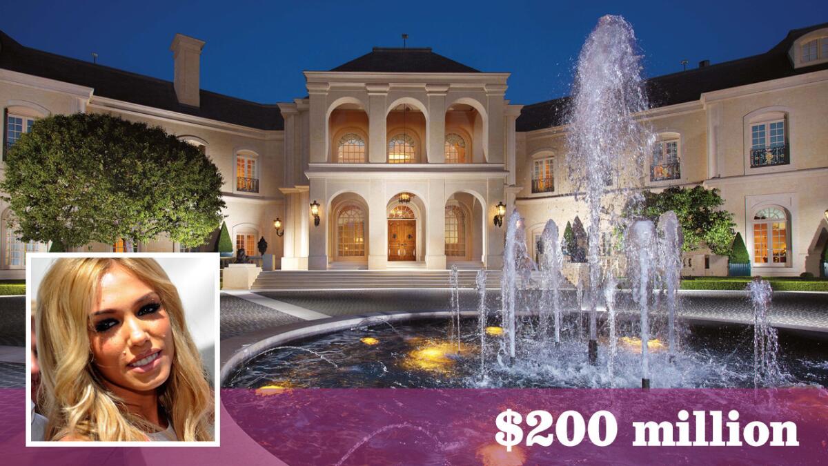 Petra Stunt, the daughter of Formula One billionaire Bernie Ecclestone, has listed the Manor in Holmby Hills for sale at $200 million.