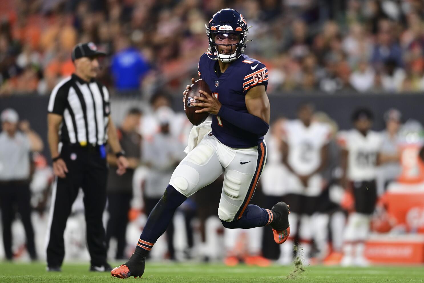 What does GSH mean on the Chicago Bears uniform?