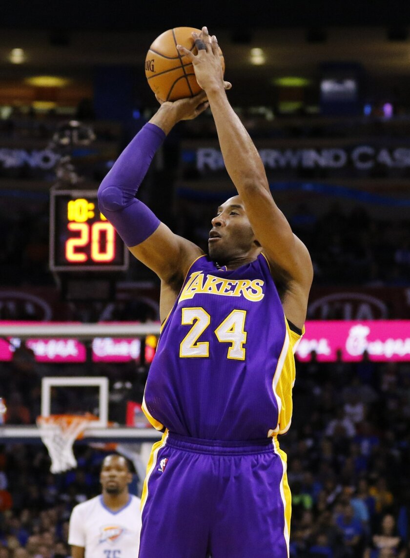 Kobe Bryant Says Farewell After 20 Years With The La Lakers The San Diego Union Tribune