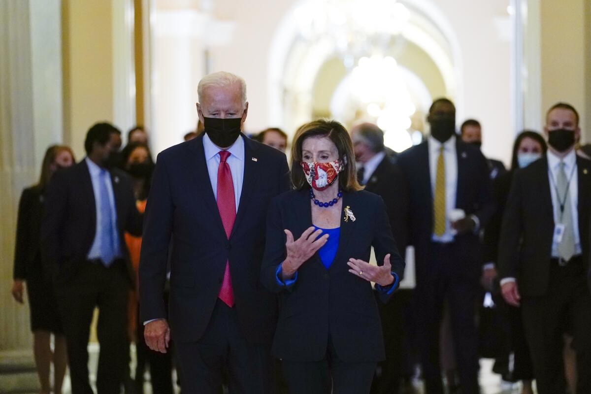 President Biden with House Speaker Nancy Pelosi