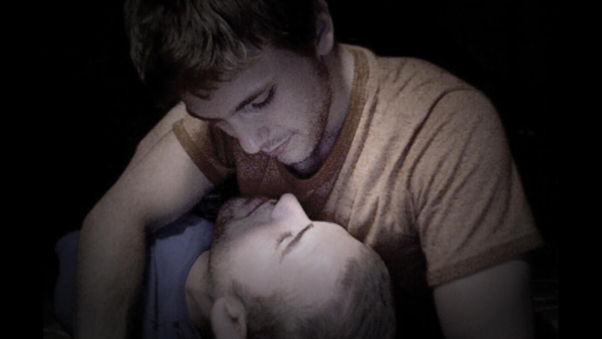 A scene from the documentary "Bridegroom," a documentary about Shane Bitney Crone's plans to marry Tom Bridegroom in California after the same-sex marriage law is passed. Crone's plans take a tragic turn when his partner of six years is killed in an accident and his family bars Crone from attending the funeral.