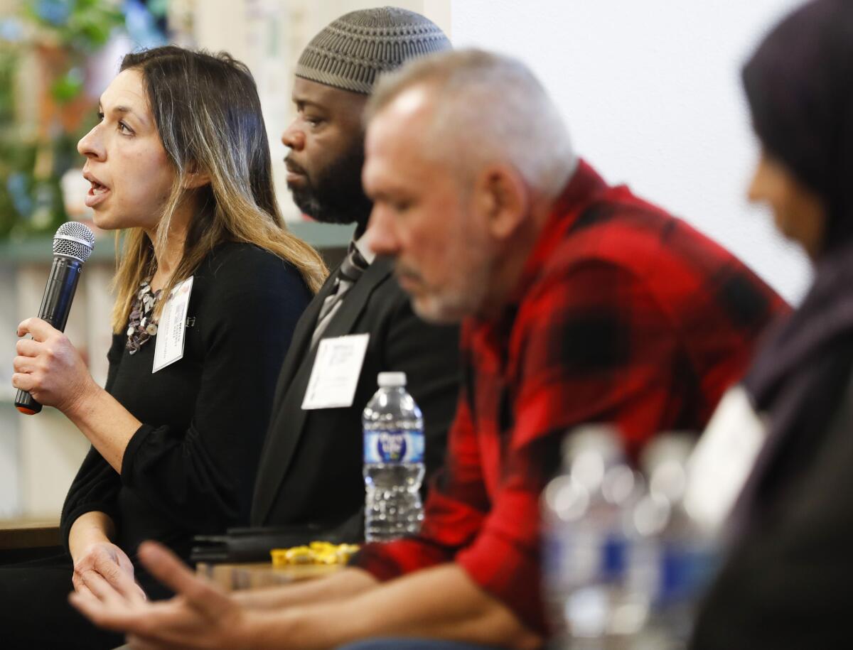 people sit on a panel