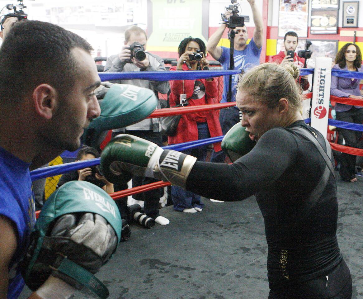 Photo Gallery: MMA Champion Rhonda Rousey open workout