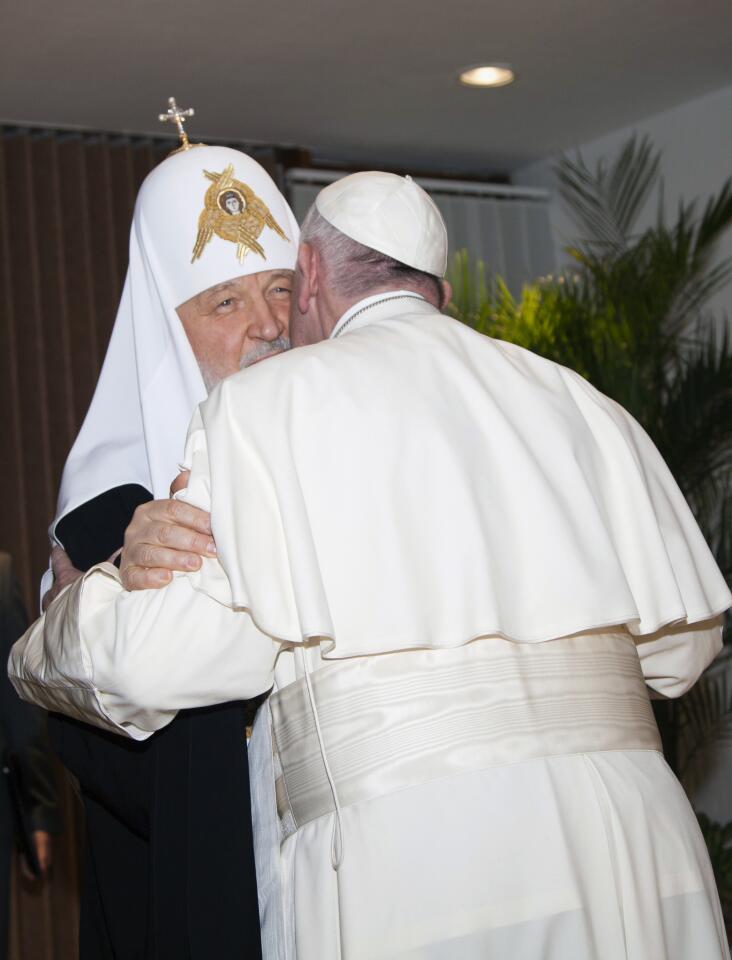 Pope Francis and Patriarch Kirill