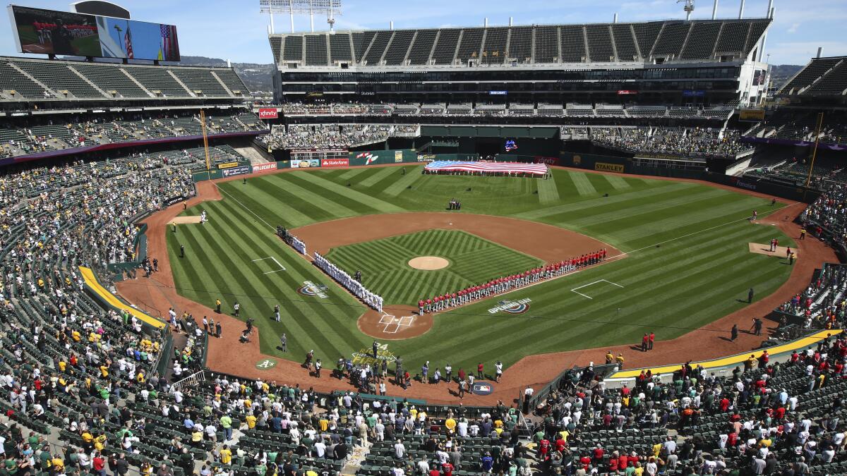 MLB tells Oakland Athletics to explore relocation over ballpark concerns -  MarketWatch