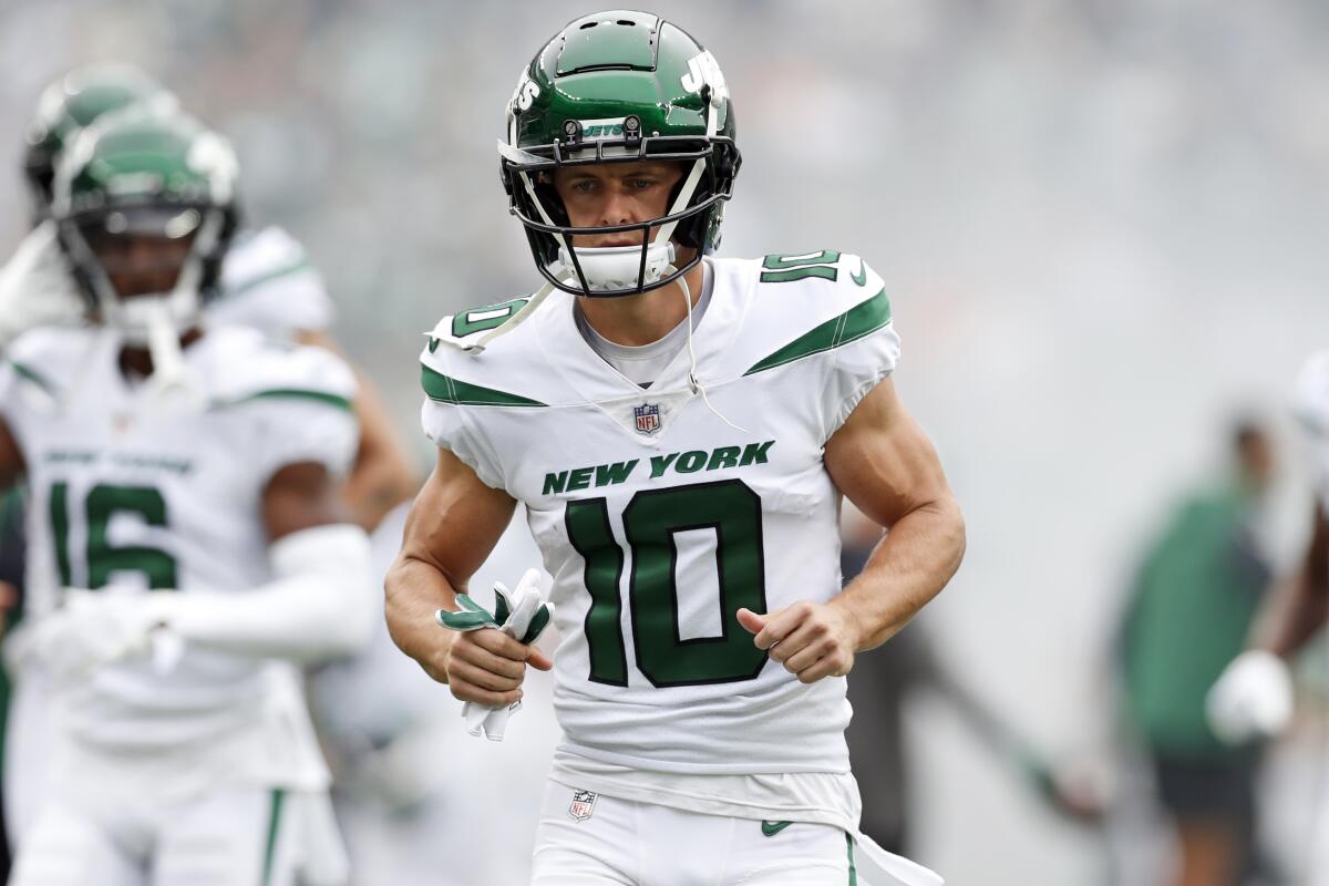 AP source: Jets releasing WR/KR Braxton Berrios - The San Diego