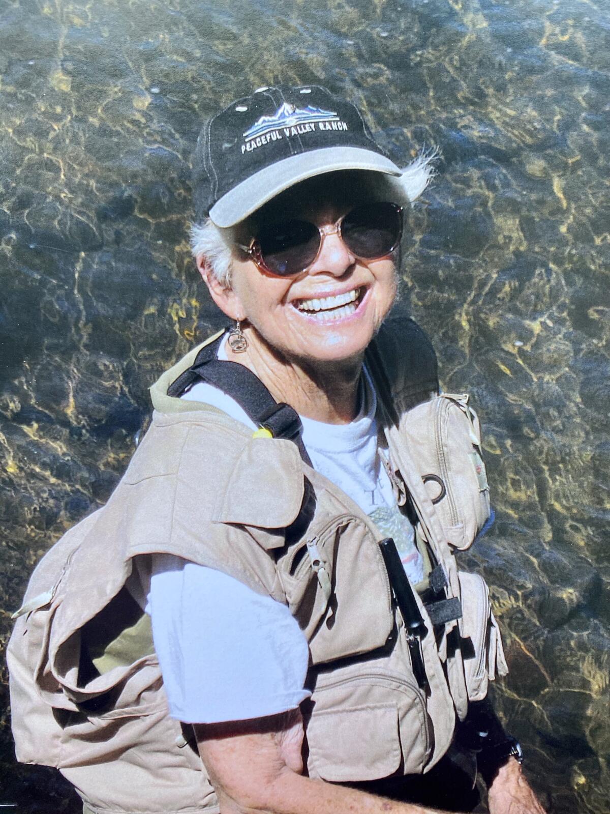 Alice Yee of La Jolla, shown in her fly fishing gear, has been a longtime advocate for women.