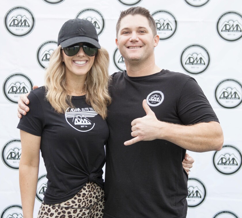 ADMA Elite Training co-owners Lindsay and Anthony Abbott are offering virtual bootcamps and corporate wellness programs.