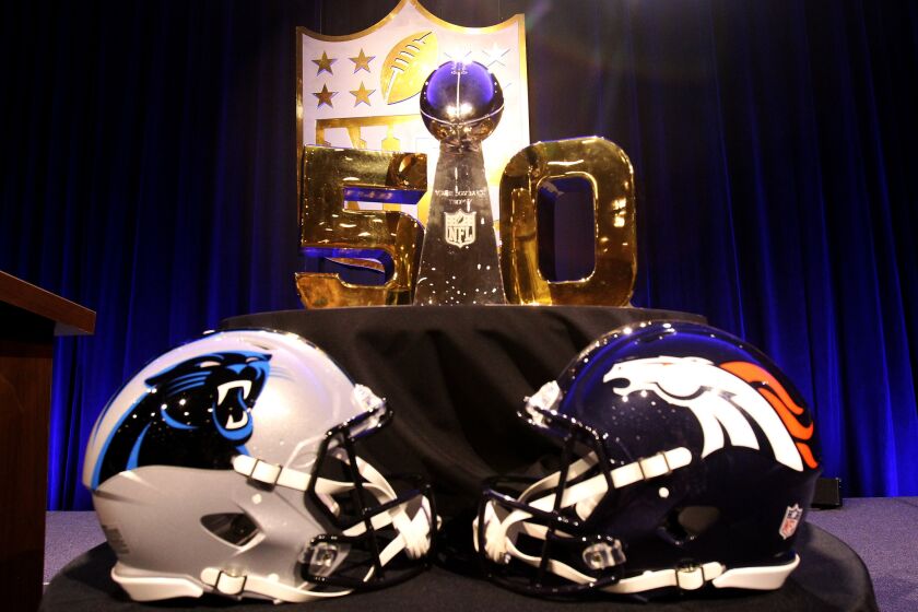 The Carolina Panthers and Denver Broncos will meet in Super Bowl 50 for the right to raise the Vince Lombardi Trophy.