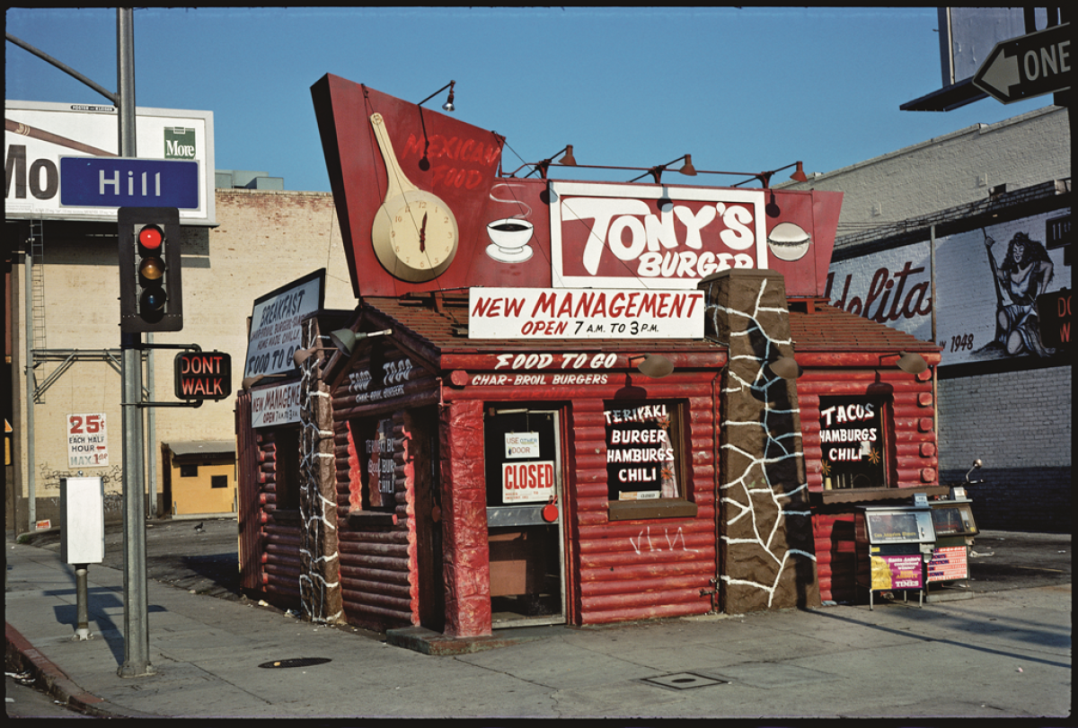 Tony's Burger, Los Angeles, 1976. (John Margolies/courtesy Taschen Books)