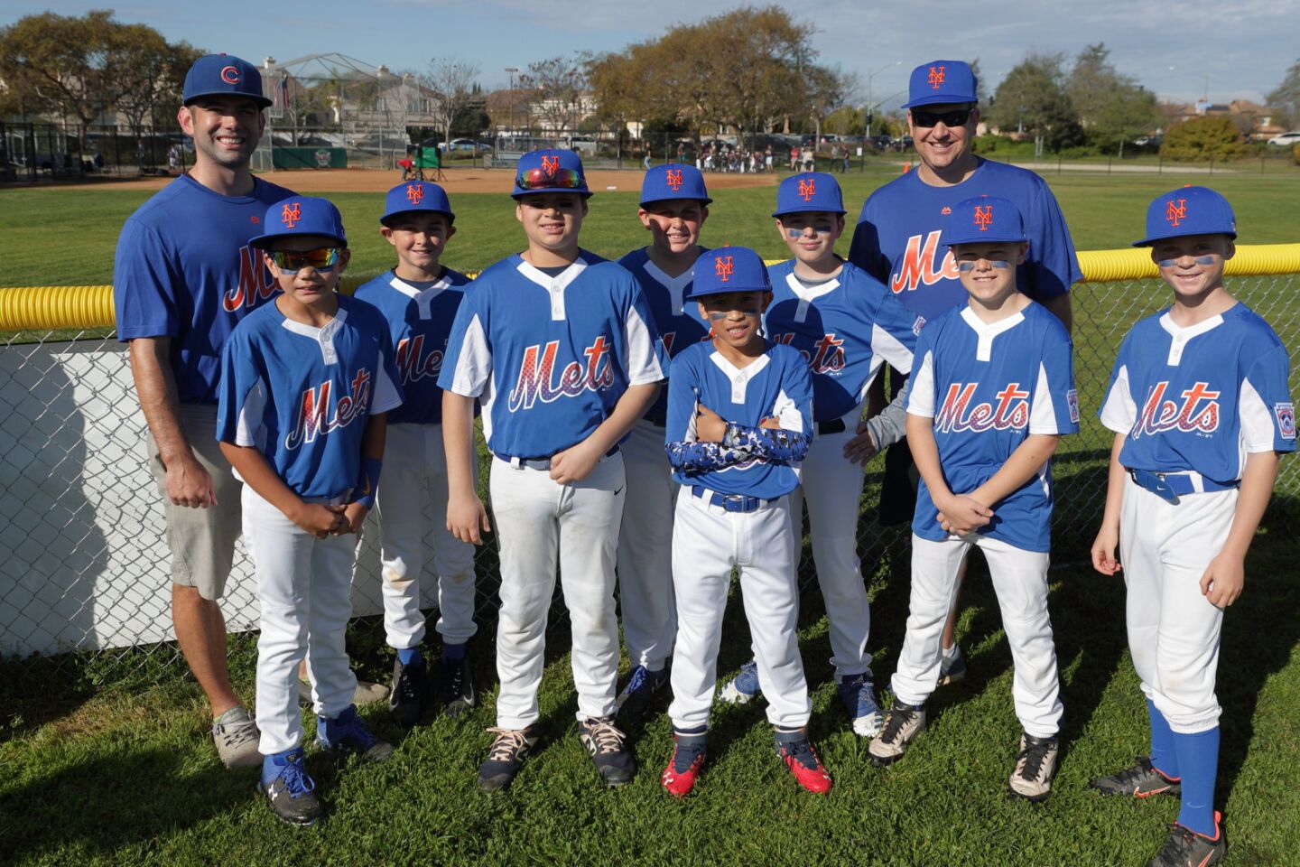 Mets at the Del Mar Little League Opening Day