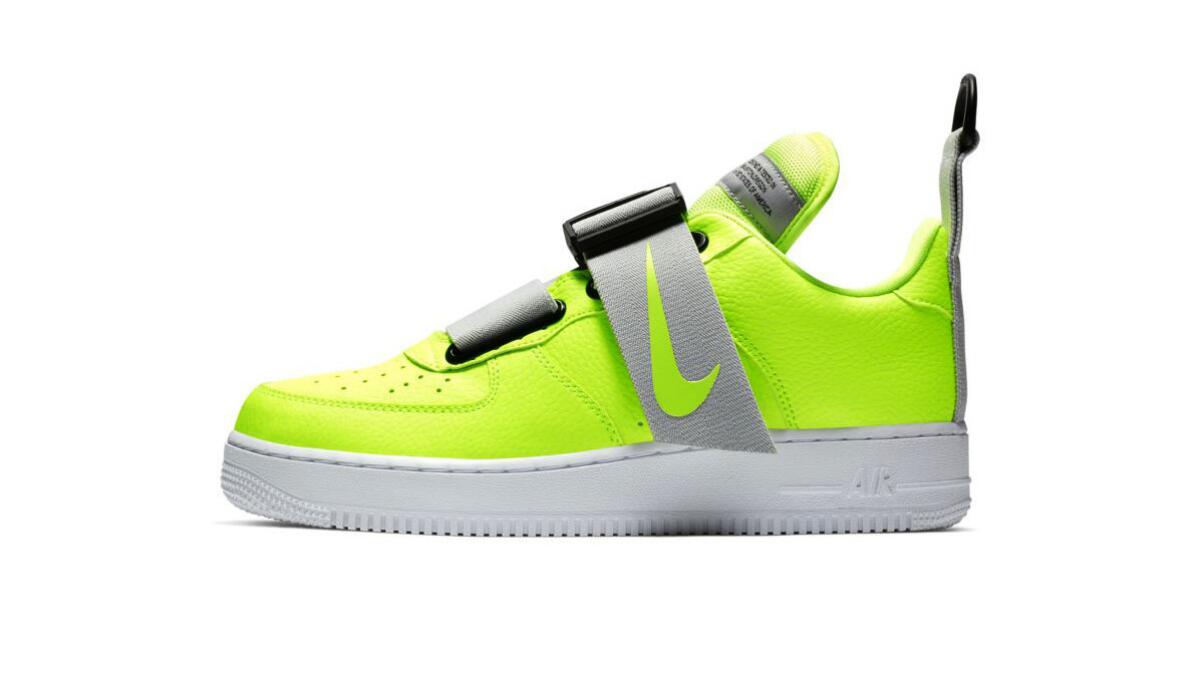 Nike Air Force 1 Utility mens shoe with buckle strap closure, $145 at nike.com.