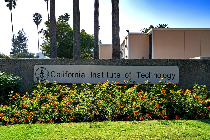 PASADENA, CA - SEPTEMBER 22: General view of California Institute of Technology on September 22, 2020 in Pasadena, California. (Photo by AaronP/Bauer-Griffin/GC Images)