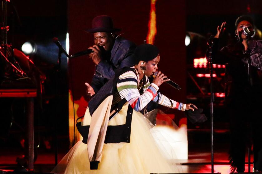 LOS ANGELES, CA -- TUESDAY, SEPTEMBER 18, 2018-- 20 years later, Lauryn Hill headlines at the Hollywood Bowl Tuesday evening with De La Soul and Dave Chapelle. (Maria Alejandra Cardona / Los Angeles Times)