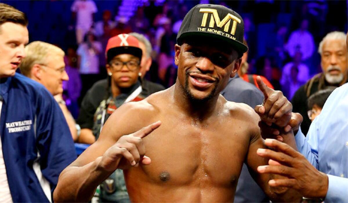 Floyd Mayweather Jr. and Saul "Canelo" Alvarez, not pictured, have agreed to a fight on Sept. 14 at MGM Grand Garden Arena in Las Vegas.