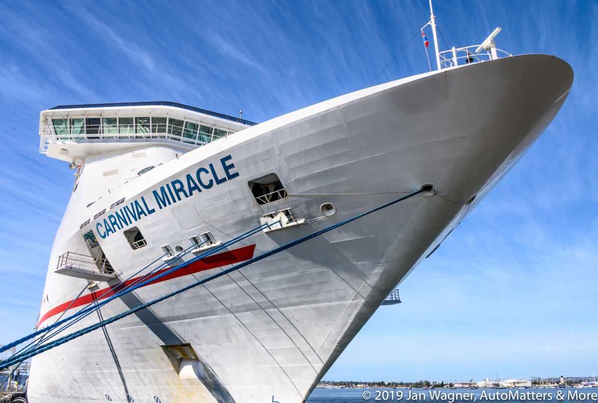 Carnival Miracle at the Port of San Diego